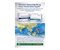 Buy Osimertinib 80 mg at Affordable Price With Delivery to Manila, Cebu, Bangkok & Phuket