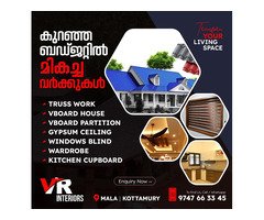 Top 3 Pvc ceiling work in Guruvayur Chelakkara Kunnamkulam Kodungallur Mala Kodakara