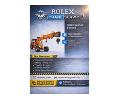 Top 3 Crane Rental Service Kadakkal Paravur Pathanapuram Kottiyam Kundara