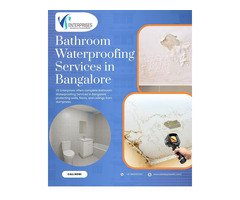 Professional bathroom waterproofing services in Bangalore
