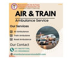 Panchmukhi Train Ambulance in Patna- Promising a medical transfer that isn’t risky