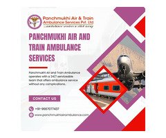 Select Air Ambulance in Guwahati for Urgent Patient Transfer by Panchmukhi