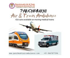 Panchmukhi Train Ambulance from Ranchi – Hire Patient-Friendly Medical Transport at lower fare