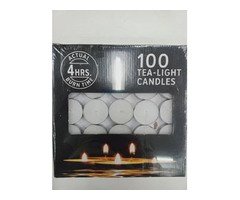 Tealight Candles Burn Time 4 Hours- AARYAH DECOR