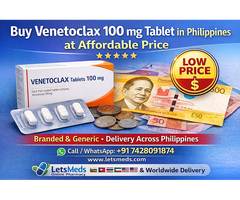Affordable Venetoclax 100 mg Tablet Price Philippines