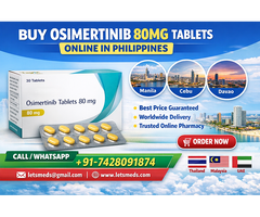 Genuine Osimertinib 80 mg Tablets Available Online in Philippines