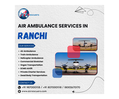 Air Ambulance for Critical Patients – Ranchi