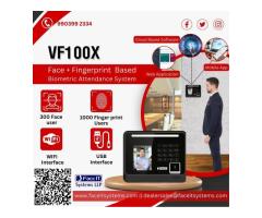 VF100X AI based Face & Finger Attendance System - Image 1/5