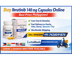 Buy Generic Ibrutinib 140 mg Capsules Philippines