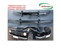 Volvo PV 444 (1947-1958) bumpers with bullhorns overriders by stainless steel
