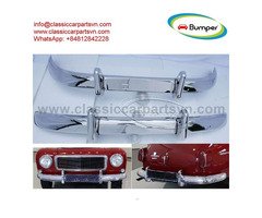Volvo PV544 Euro type (1958-1965) bumpers by stainless steel new