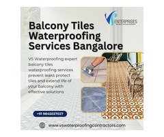 Balcony Tiles Waterproofing Services Bangalore