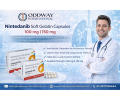Reliable Nintedanib 150 Exporter in the Philippines - Oddway