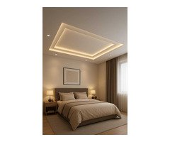 Gypsum Board Ceiling Works Peroor Thiruvanchoor Manarcaud Pampady Puthuppally Kanjikuzhy