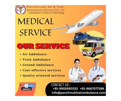 Panchmukhi Hi Tech Air and Train Ambulance in Kolkata- just the right solution offered as per the re