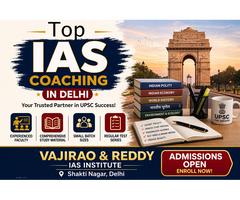 Top IAS coaching in Delhi Vajirao and Reddy Institute