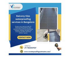 Balcony tiles waterproofing services in Bangalore