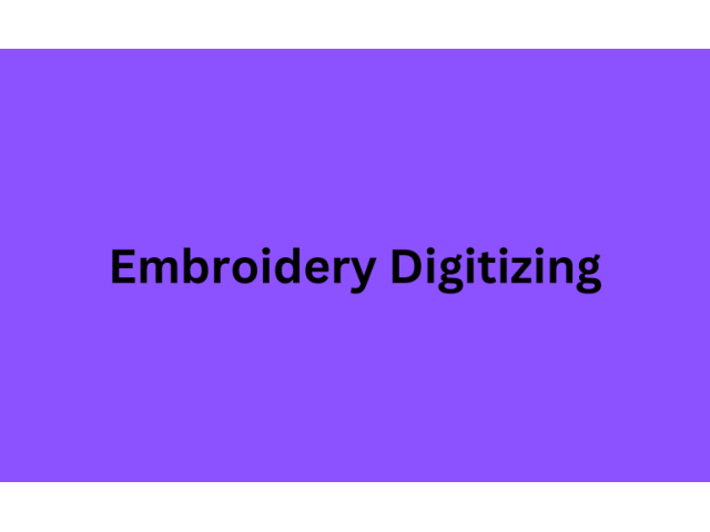 Embroidery Digitizing - 1/1