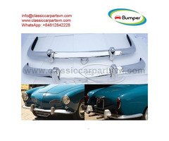Volkswagen Karmann Ghia Euro style bumpers (1955 – 1966) by stainless steel new