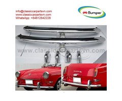 Volkswagen Type 3 bumpers year (1963-1969) by stainless steel new