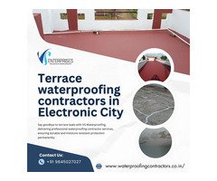 Terrace waterproofing contractors in Electronic City