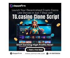 Get a Feature-Rich TG.Casino Clone Script with Free Demo Access