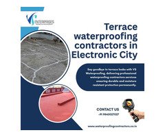 Terrace waterproofing contractors in Electronic City