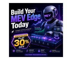 Startup Growth Offer – Get Flat 30% OFF on MEV Trading Bot Development