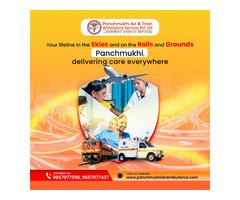 Panchmukhi Emergency Train Ambulance in Guwahati- guaranteed safety for the patients