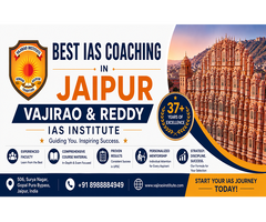 Best IAS Coaching in Jaipur- Vajirao & Reddy Institute