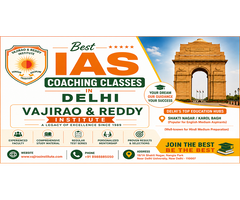 Best IAS Coaching Classes in Delhi- Vajirao & Reddy Institute