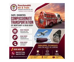 Panchmukhi Body Freezer Mortuary Box Transfer in Siliguri- professional and supportive staff
