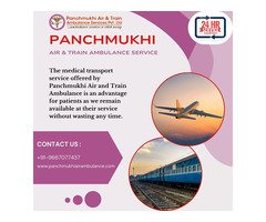 Hi-Tech Panchmukhi Air Ambulance Service in Bangalore is designed for the Comfort of the Sick Patien