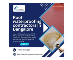 Roof waterproofing contractors in Bangalore