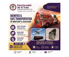 Panchmukhi Corpse Transfer in Mumbai- GPS enabled mortuary ambulances provided