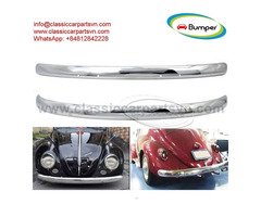 VW Beetle blade style (1955-1972) bumpers by stainless steel new