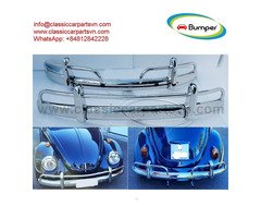 VW Beetle USA style (1955-1972) bumpers by stainless steel new