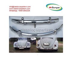 VW Beetle European style (1955-1972) bumpers by stainless steel