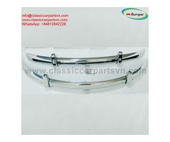 VW Beetle European style (1955-1972) bumpers by stainless steel