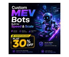 Unlock Maximum On-Chain Profits – Flat 30% OFF on MEV Trading Bot Development