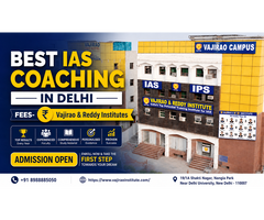 Best IAS coaching in Delhi with Fees- Vajirao & Reddy Institutes