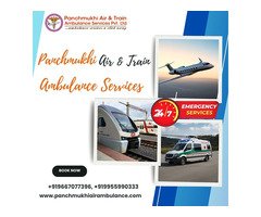 Panchmukhi Train Ambulance in Patna- nonstop medical facilities