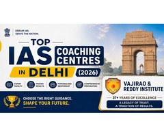 Best IAS Coaching Centres in Delhi 2026- Vajirao & Reddy IAS Institute