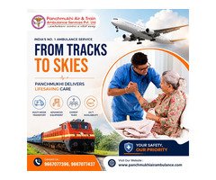 Panchmukhi Low Cost Train Ambulance in Delhi- risk is eliminated while in transit