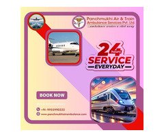 Hire Panchmukhi Air Ambulance Service in Dibrugarh with a High-tech ICU Facility