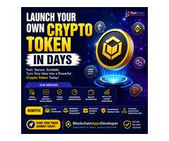 Launch Your Own Crypto Token in Days – Token Development Company