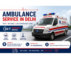 24/7 Ambulance Service in Delhi