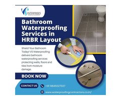 Bathroom waterproofing services in HRBR Layout