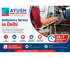 🚑 Ambulance Service in Delhi – Fast, Reliable & Available 24/7