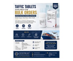 Taffic Tablets Available for Bulk Orders from Trusted Pharma Exporter - Oddway